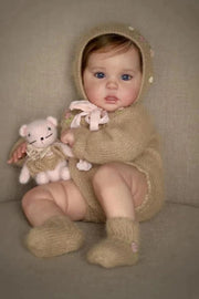 Bebê Reborn de Silicone Emy Bebê Reborn de Silicone Emy Ninace 49 cm 