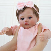 Bebê Reborn de Silicone Malu Bebê Reborn de Silicone Malu Ninace 48cm 