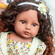 Bebê Reborn de Silicone Tainá Bebê Reborn Tainá Ninace 55cm 