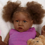 Bebê Reborn de Silicone Zoe Bebê Reborn de Silicone Zoe Ninace 50cm 