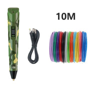 Caneta de Impressão 3D Inteligente Ninace Caneta de Impressão 3D Inteligente Kratos Ninace Camuflado A Pronta Entrega 