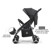 Carrinho de Bebê Multikids Baby Flick Preto (0 a 15 kg) Carrinho de Bebê Multikids Baby Flick Preto (0 a 15 kg) Ninace 
