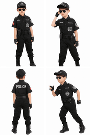 Fantasia Policial Manga Curta com Acessórios Fantasia Policial Manga Curta com Acessórios - Ninace 