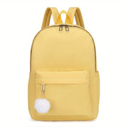 Mochila Casual Leve de Nylon para Faculdade Mochila Casual Leve de Nylon para Faculdade Ninace Amarelo 