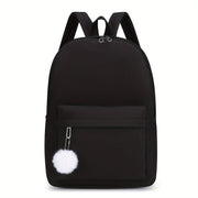 Mochila Casual Leve de Nylon para Faculdade Mochila Casual Leve de Nylon para Faculdade Ninace Preto 