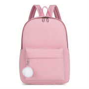 Mochila Casual Leve de Nylon para Faculdade Mochila Casual Leve de Nylon para Faculdade Ninace Rosa 