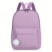 Mochila Casual Leve de Nylon para Faculdade Mochila Casual Leve de Nylon para Faculdade Ninace Roxo Escuro 