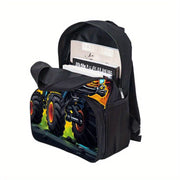 Mochila Escolar Carro Monstro em Poliéster Mochila Escolar Carro Monstro em Poliéster Ninace 