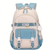 Mochila Escolar Casual Feminina com Chaveiro Mochila Escolar Casual Feminina com Chaveiro Ninace Azul 