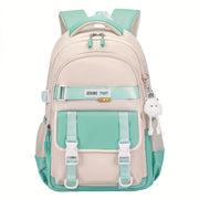 Mochila Escolar Casual Feminina com Chaveiro Mochila Escolar Casual Feminina com Chaveiro Ninace Verde 