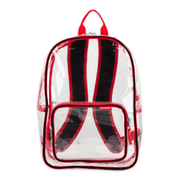 Mochila Escolar Clear Mochila Escolar Clear Ninace Vermelha 