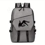 Mochila Escolar com Estampa de Dinossauro em Poliéster Mochila Escolar com Estampa de Dinossauro em Poliéster Ninace Cinza Estilo 2 