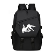 Mochila Escolar com Estampa de Dinossauro em Poliéster Mochila Escolar com Estampa de Dinossauro em Poliéster Ninace Preta Estilo 2 