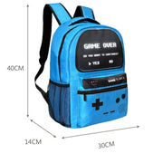Mochila Escolar com Tema Game Over em Poliéster Mochila Escolar com Tema Game Over em Poliéster Ninace 