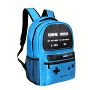 Mochila Escolar com Tema Game Over em Poliéster Mochila Escolar com Tema Game Over em Poliéster Ninace 