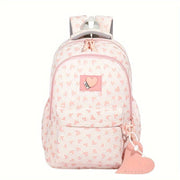 Mochila Escolar Coração para o Ensino Médio Mochila Escolar Coração para o Ensino Médio Ninace Rosa 