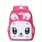 Mochila Escolar de Coelhinho - Infantil para Jardim de Infância Mochila Escolar de Coelhinho - Infantil para Jardim de Infância Ninace Rosa 