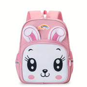 Mochila Escolar de Coelhinho - Infantil para Jardim de Infância Mochila Escolar de Coelhinho - Infantil para Jardim de Infância Ninace Rosa Claro 