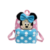 Mochila Escolar do Mickey & Minnie de Bolinhas Mochila Escolar do Mickey & Minnie de Bolinhas Ninace Rosa/Azul 