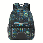Mochila Escolar estampa Controle Mochila Escolar estampa Controle Ninace Preta 