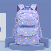 Mochila Escolar Estampada Impermeável Mochila Escolar Estampada Impermeável Ninace Roxa 