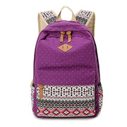Mochila Escolar Feminina estilo Hippie Mochila Escolar Feminina estilo Hippie Ninace Roxa 