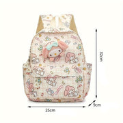 Mochila Escolar Feminina Hello Kitty & Friends com Alças Ajustáveis Mochila Escolar Feminina Hello Kitty & Friends com Alças Ajustáveis Ninace 