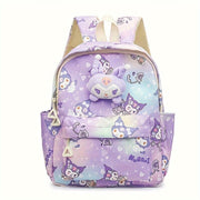 Mochila Escolar Feminina Hello Kitty & Friends com Alças Ajustáveis Mochila Escolar Feminina Hello Kitty & Friends com Alças Ajustáveis Ninace Kuromi 