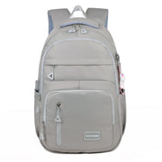 Mochila Escolar Impermeável com Grande Capacidade Mochila Escolar Impermeável com Grande Capacidade Ninace Cinza 