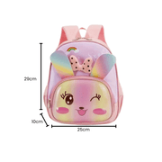 Mochila Escolar Infantil Coelho Brilhoso - Leve e Resistente para Crianças Mochila Escolar Infantil Coelho Brilhoso - Leve e Resistente para Crianças Ninace 