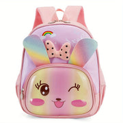Mochila Escolar Infantil Coelho Brilhoso - Leve e Resistente para Crianças Mochila Escolar Infantil Coelho Brilhoso - Leve e Resistente para Crianças Ninace Rosa Coelho 