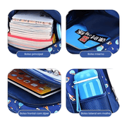 Mochila Escolar Infantil de Desenhos Animados com Grande Capacidade Mochila Escolar Infantil de Desenhos Animados com Grande Capacidade Ninace Safira 