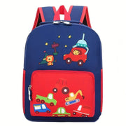 Mochila Escolar Infantil de Nylon para Crianças de 3 a 6 Anos Mochila Escolar Infantil de Nylon para Crianças de 3 a 6 Anos Ninace Vermelha 