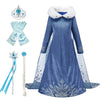 Vestido Infantil Elsa Neve Vestido Infantil Elsa Neve Ninace 4T 
